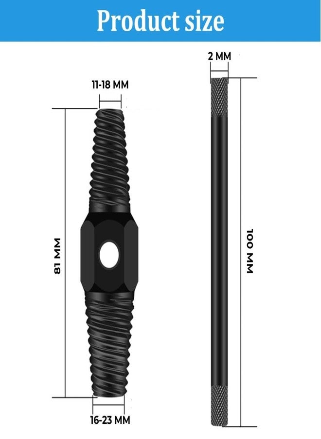 Zaptec 2 in 1 Screw Extractor for Tap Faucet Valve Damaged Broken Wire Water Pipe Bolt Remover - Image 2